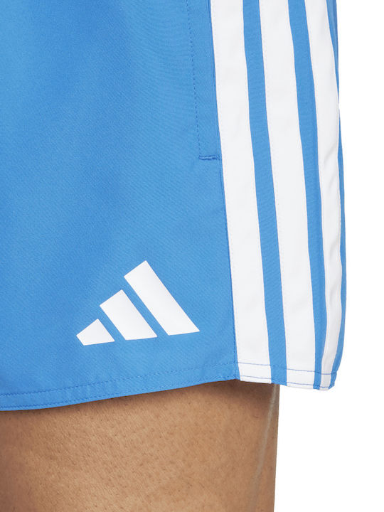 3-Stripes Men's Swimwear Shorts Light Blue Striped