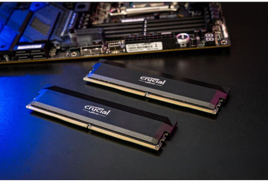 Crucial Pro 64GB DDR5 RAM cu 2 module (2x32GB) și Viteză 6400