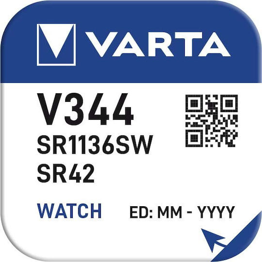 Varta Professional Electronics V344 Batterie Silber-Oxid für Uhren SR42 1.55V 1Stück