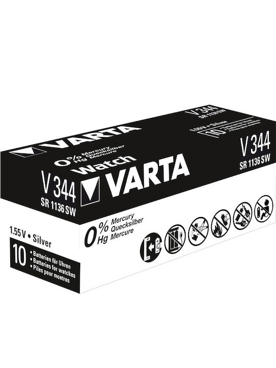 Varta Professional Electronics V344 Silver Oxide Watch Battery SR42 1.55V 1pcs