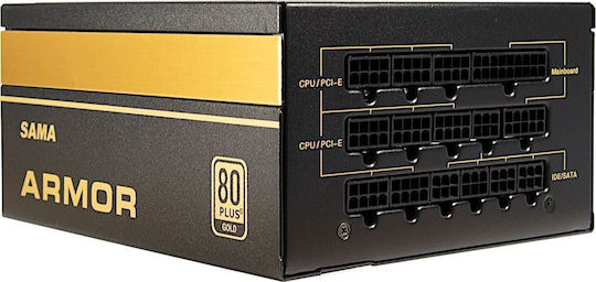 Inter-Tech Armor FTX-850-B 850W Μαύρο Τροφοδοτικό Υπολογιστή Full Modular 80 Plus Gold