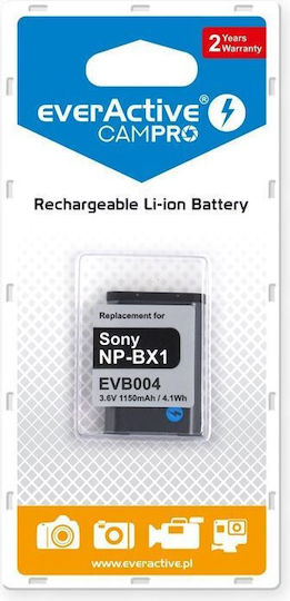 everActive Kamera Batterie EVB004 Kompatibel mit Sony