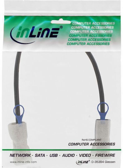 InLine SAS / Mini-SAS / SCSI - SAS Kabel 50cm Schwarz (27623A)