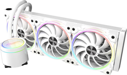 Alpenfoehn Gletscherwasser 360 RGB Water Cooling AIO CPU With 3 White 120mm Fans