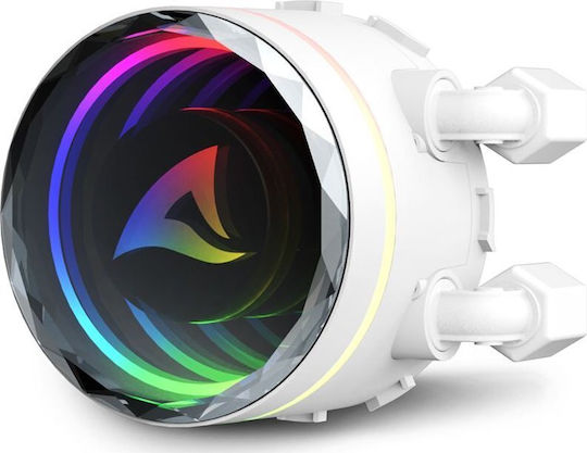 Sharkoon S90 RGB Water Cooling AIO CPU With 3 White 120mm Fans