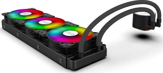 Inca ISS-03XN Wasserkühlsysteme AIO CPU mit 3 Lüfterabmessung 120mm und ARGB Beleuchtung