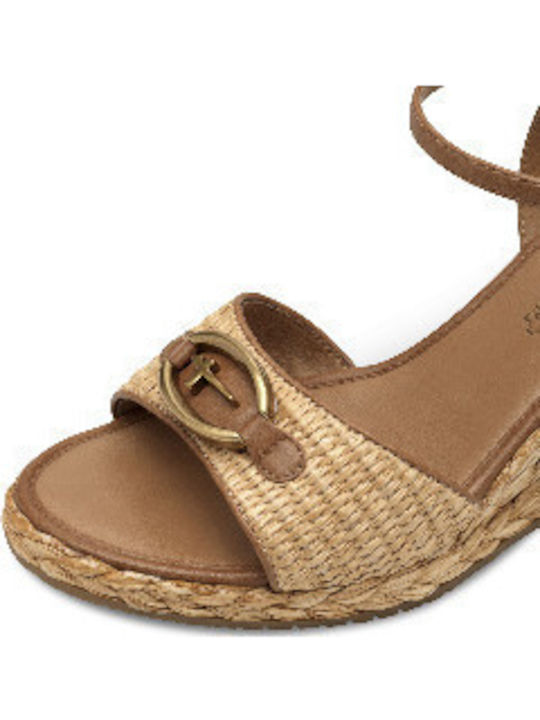 Knitted Women's Espadrilles In Beige Colour