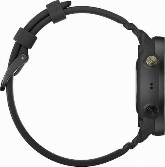 Polar Vantage M3 45mm Αδιάβροχο Smartwatch με Παλμογράφο (Μαύρο)