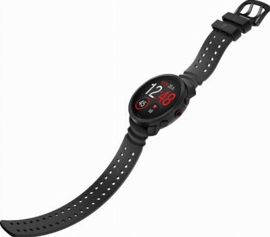 Polar Vantage M3 45mm Αδιάβροχο Smartwatch με Παλμογράφο (Μαύρο)