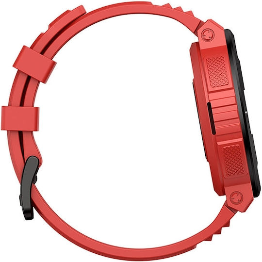 Zeblaze Ares 3 Plus 46mm Smartwatch with Heart Rate Monitor (Red)