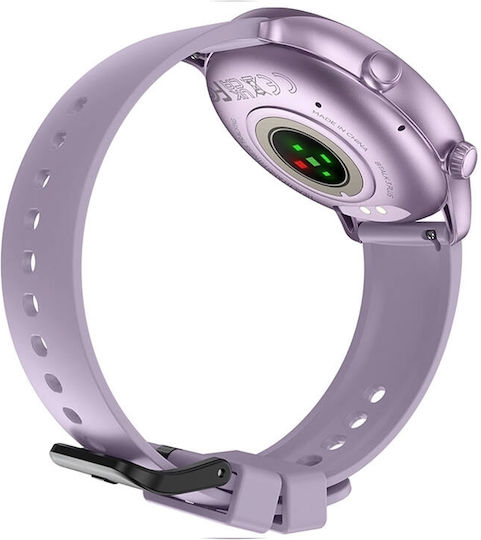 Zeblaze Btalk 3 Plus 46mm Smartwatch with Heart Rate Monitor (Purple)