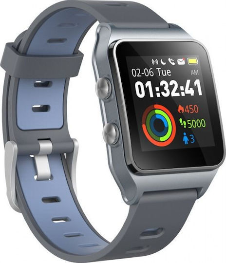 Umax In-band P1 Pro 47mm Smartwatch με SIM (Μπλε)