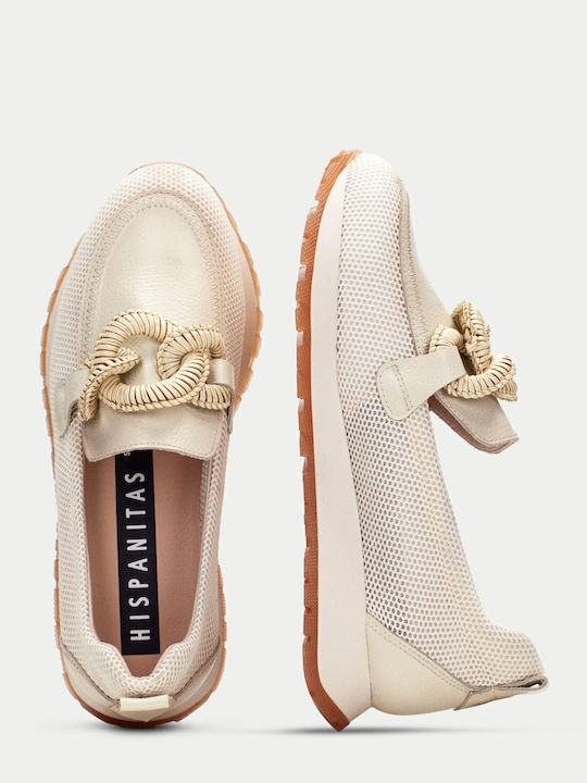 Дамски Loafers в Бежов Цвят
