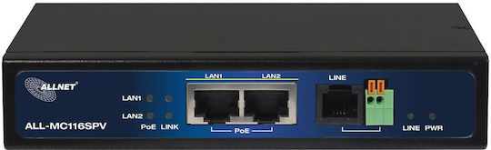 Allnet ALL-MC116SPV-VDSL2 VDSL2 cu 2 Porturi Ethernet