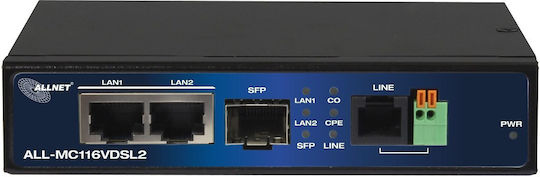 Allnet ALL-MC116VDSL2 VDSL2 Modem Router με 2 Θύρες