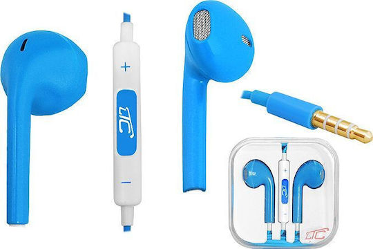 LTC Audio LXLTC206 In-ear Handsfree Headphones with Connector 3.5mm Blue