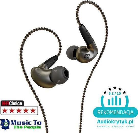 Mee Audio Pinnacle In-ear Handsfree Headphones with Connector 3.5mm Gray