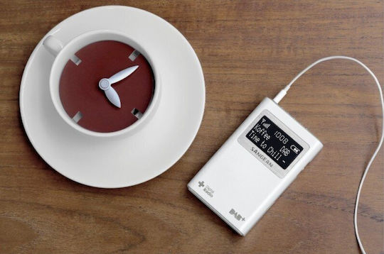 Sangean DPR-39 Portable Radio Battery DAB+ with USB White