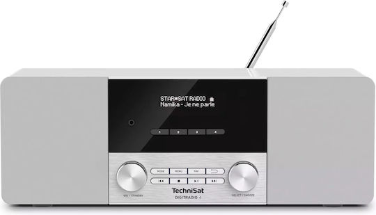 Technisat DigitRadio 4 Επιτραπέζιο Ραδιόφωνο Ρεύματος DAB+ με Bluetooth Λευκό