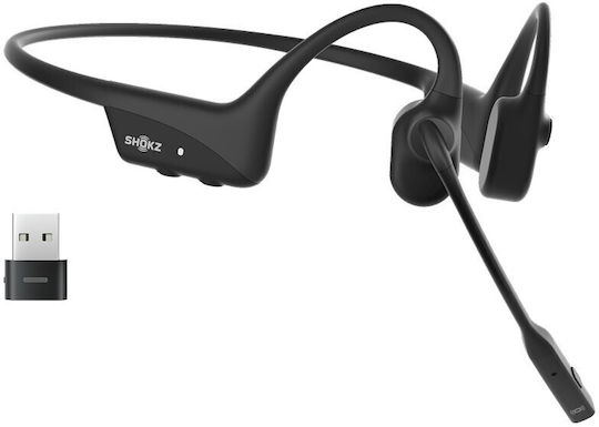 Shokz OpenComm2 UC 2025 Wireless Bone Conduction Multimedia Headphone with Microphone USB-A