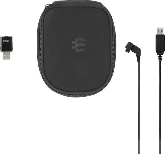 Epos Impact SDW-5061 Drahtlos Auf dem Ohr Multimedia-Headsets mit Mikrofon und Verbindung Bluetooth in Schwarz Farbe