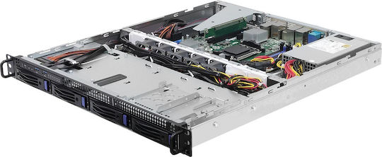 Asrock Rack 1U Server AM5 B650 4x DDR5 ECC 4x SATA 3,5HS M.2 PCIe4 X16 2x 10Gb + 2x 1Gb LAN 2x 450W IPMI