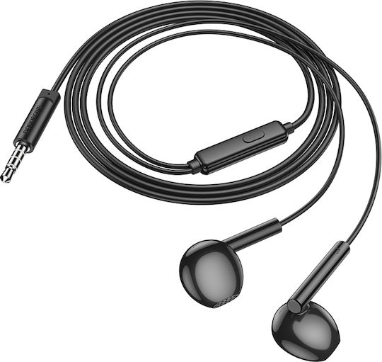 Borofone BM76 In-Ear Freihändig Kopfhörer mit Stecker 3.5mm Schwarz