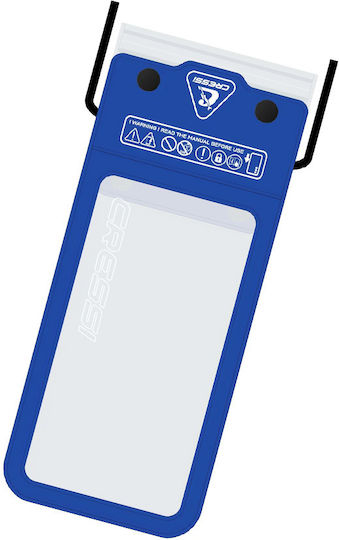 CressiSub Jimmy Waterproof Phone Case Rezistentă la apă până la 7" Albastru NW200122