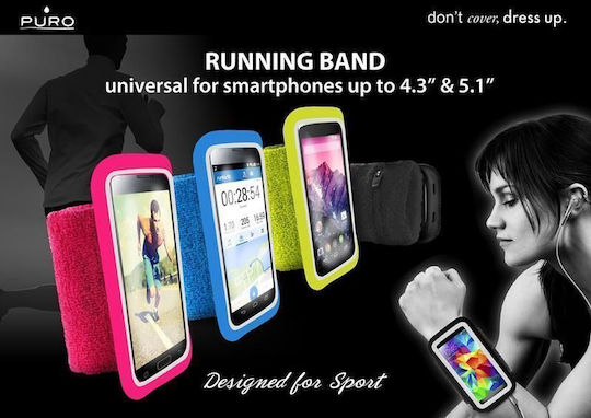 Puro Running Αrmband Armbinde Rosa