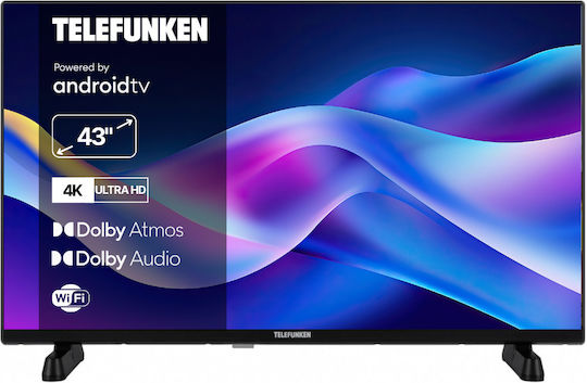 Telefunken Smart Τηλεόραση 43" 4K UHD LED 43UA9007F HDR (2024)