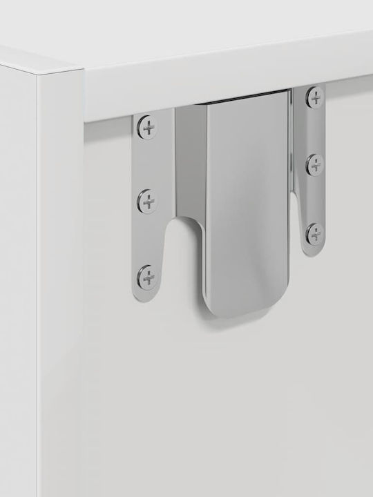 Vidaxl Έπιπλα Τηλεόρασης 2 Τεμ 80x31x25,5 Εκ Επεξεργασμένο Ξύλο Λευκό