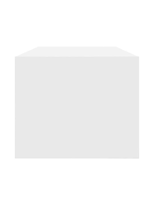 Vidaxl Έπιπλα Τηλεόρασης 2 Τεμ 80x31x25,5 Εκ Επεξεργασμένο Ξύλο Λευκό