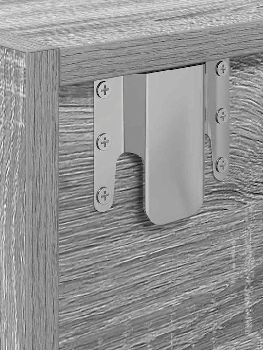 Vidaxl TV-Möbel 2 Stück 80x31x25,5 cm Holzwerkstoff Grau