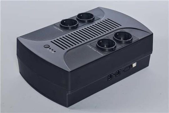 Eurocase EA200PLUS UPS Line-Interactive 650VA 390W с 4 Schuko Гнезда