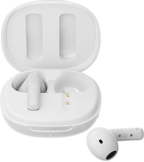 QCY AilyBuds E20 Bluetooth Handsfree Earphones with Sweat Resistance and Charging Case White