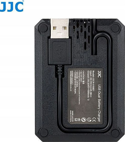 JJC Doppelter Batterieladegerät Kompatibel mit Panasonic / Sigma / Leica