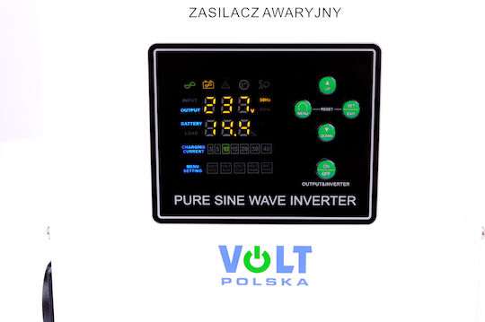 Volt Polska Sinuspro 900E Pure Sine Wave Inverter Power 600W with Nominal Input Voltage 12V Single Phase
