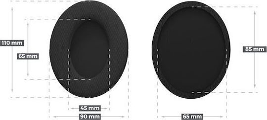 Genesis Pady Nauszniki Pentru Casti Toron Ep02 Textile Nsg-2159