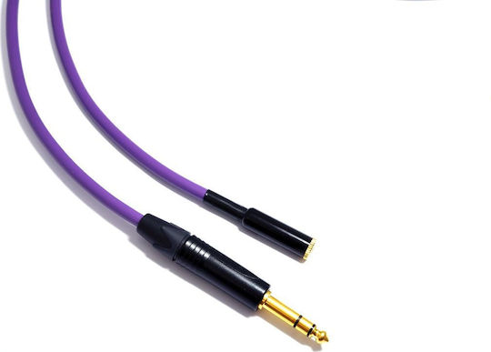 Melodika Cablu 6,3 mm de sex masculin - 3,5 mm 7m Violet