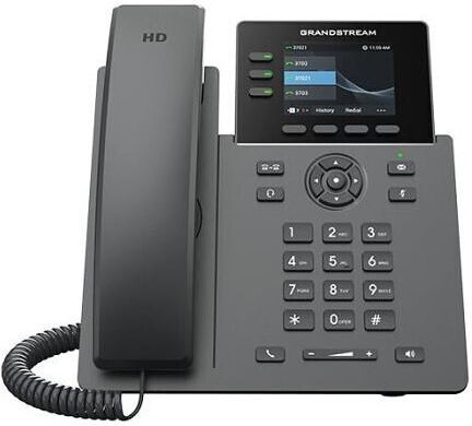 Grandstream GRP2611G Ενσύρματο Τηλέφωνο IP 3 γραμμών Μαύρο