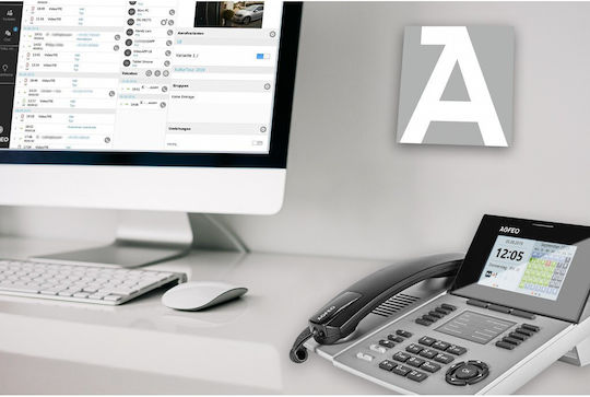 Agfeo С кабел Телефон IP Черен