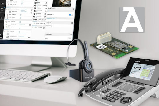 Agfeo Ενσύρματο Τηλέφωνο IP Μαύρο