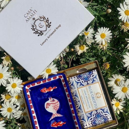 Set Cadou Săpun Artizanal Aur Alb Casa Amalfi Sgb01