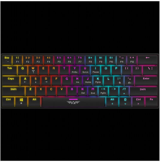 Armaggeddon SMK-1C PsychSparrow Gaming Mechanical Keyboard 65% with Custom Blue switches and Illuminated keys (English US)