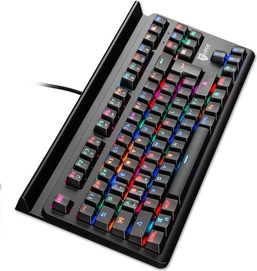 Liocat KX 375CM Gaming Mechanical Tenkeyless Keyboard with Custom Blue Switches and RGB Lighting English US