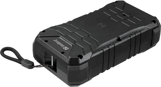 Sandberg Survivor Power Bank 27000mAh 65W με 2 Θύρες USB-A και Θύρα USB-C Μαύρο