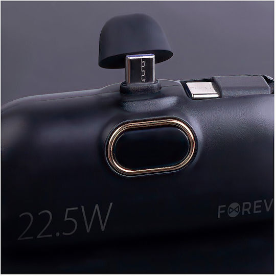 Forever MTB-100 USB-C Power Bank 5000mAh 22.5W Black