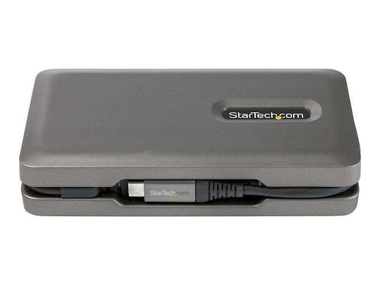StarTech USB-C Docking Station with HDMI 4K PD Ethernet Gray (DKT31CSDHPD3)