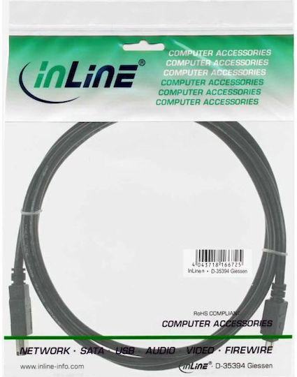 InLine FireWire Cable 4-pin male to 4-pin male 1.8m