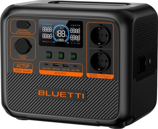 Bluetti AC70P Power Station 864Wh